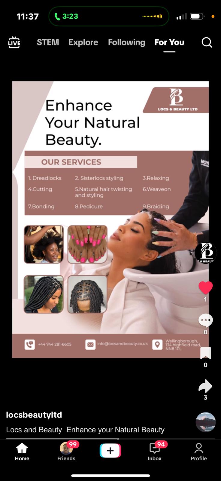 Locs & Beauty services